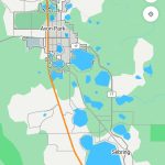 Map of Avon Park and Sebring Florida