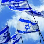 Israeli flags