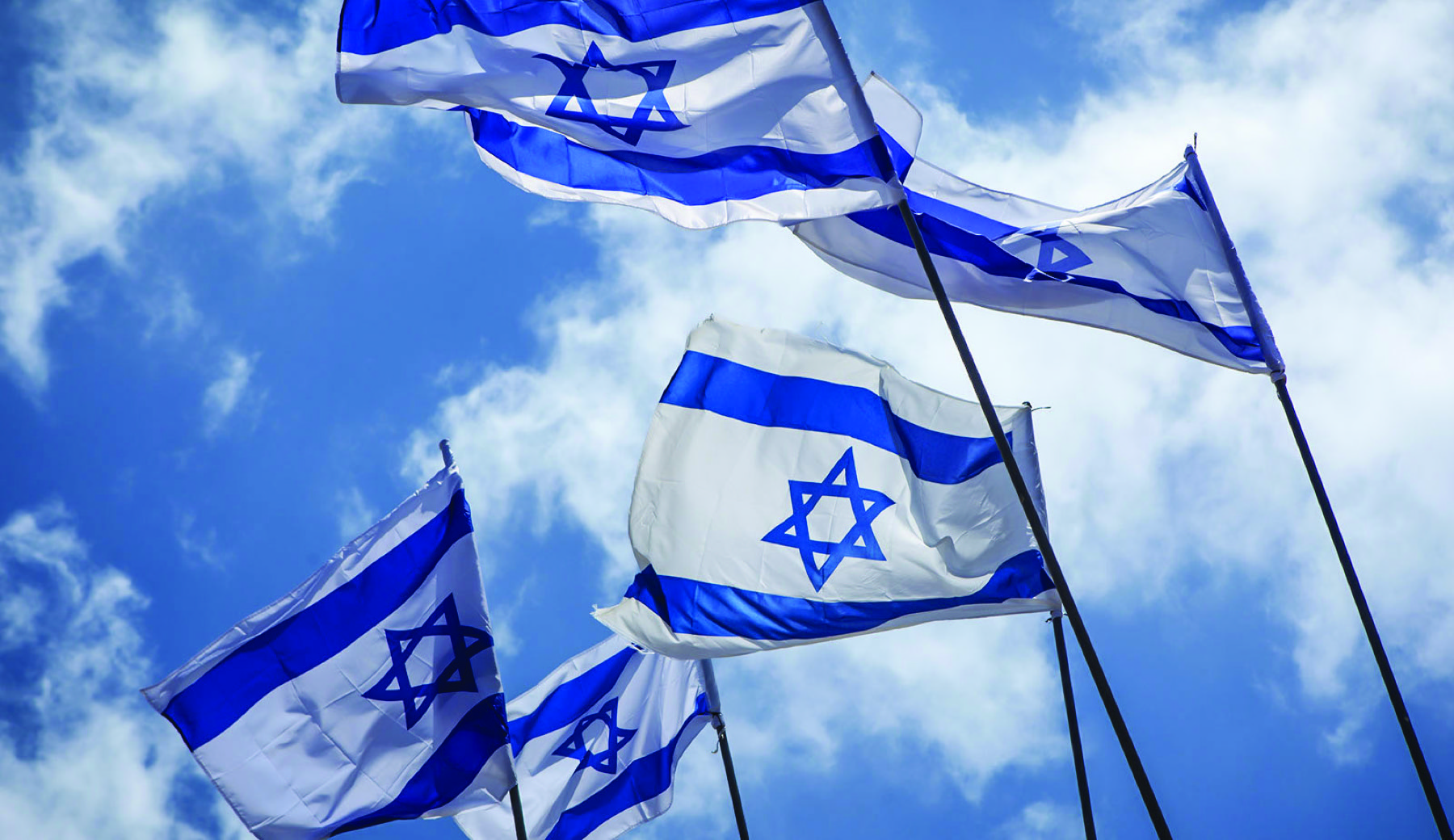 Israeli flags