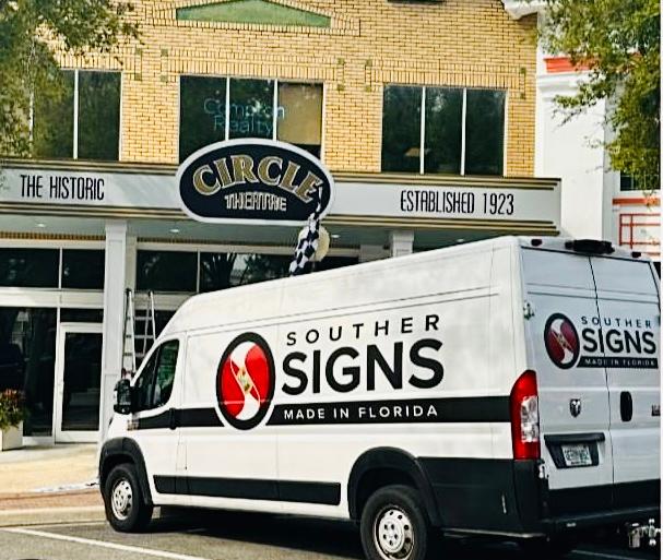 Circle Theater sign