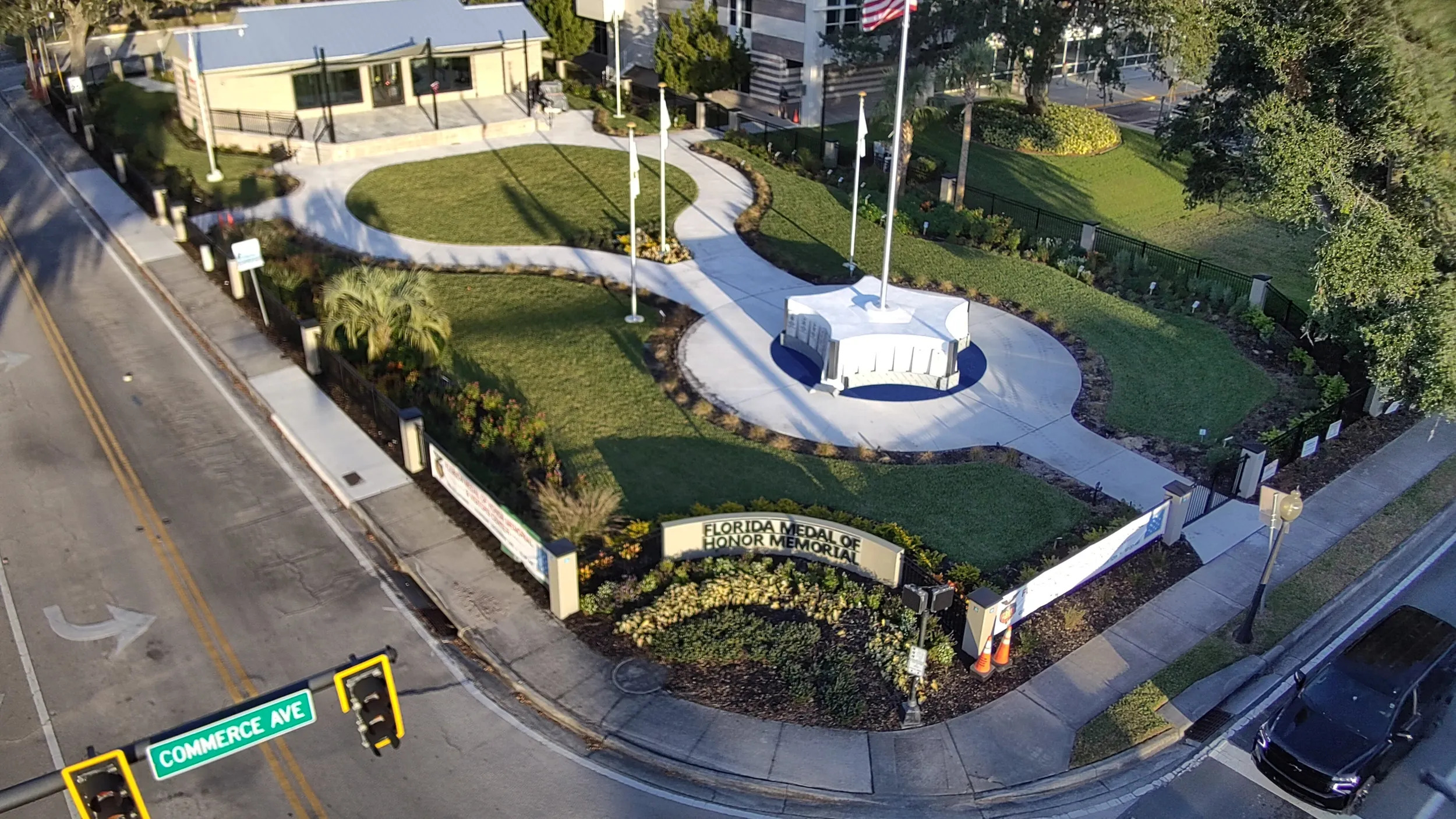 Aerial Photo of the Florida Medal of Honor Memorial & Visitors Center